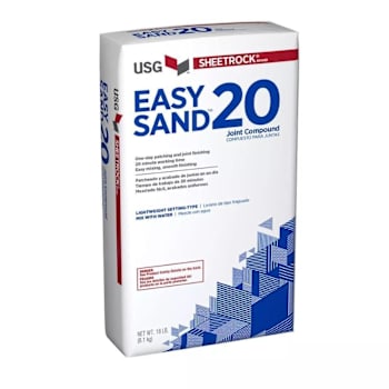 USG Sheetrock Easy Sand 20 Lightweight Setting-Type Joint Compound, 18 Lb.