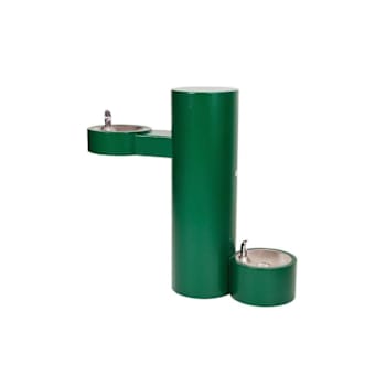 Image for Murdock Outdoor Fountain Ada, S/S, Round Pedestal, W/Pet Fountain from HD Supply