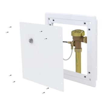 Bestcare Whitehall Ligature-Resistant Access Panel W/ Hydraulic Flush Valve