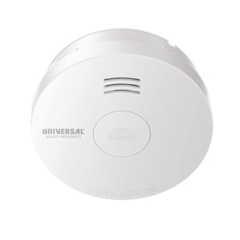 USI Electric Smoke And Fire Alarm With 10 Year Battery, Photoelectric