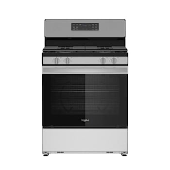 Whirlpool 30-Inch Gas Range With Crispy Mode Dishwasher Safe Grates Stainless