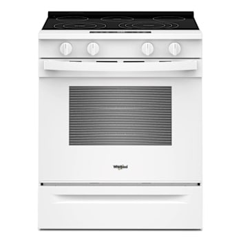 Image for Whirlpool 30-Inch Electric Smart Range With Air Cooking Technology White from HD Supply