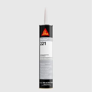 Sika Flex 221 1-Component Polyurethane Sealant, 300ml Cartridge, White