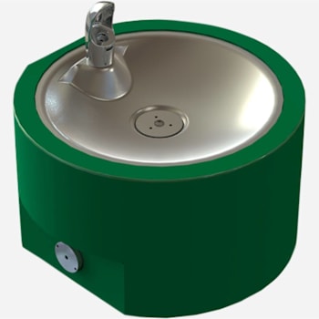 Murdock Contemporary Outdoor Pet Fountain, Pad-Mount, Non-Squirt Bubbler, .5 GPM