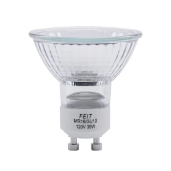 FEIT Electric Mr16 Halogen Bulb, Gu10, Dimmable, 2700k, 35 Watt, Package Of 6
