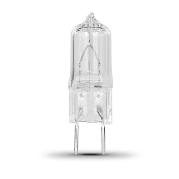FEIT Electric T4 Halogen Bulb, Gy8.6 Base, Dimmable, 3000k, 35 Watt, Clear