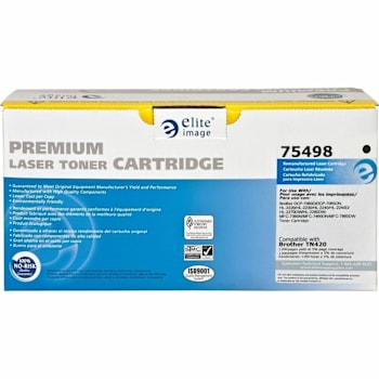 Elite Image Remanufactured Laser Toner Cartridge Brother Tn420 Black