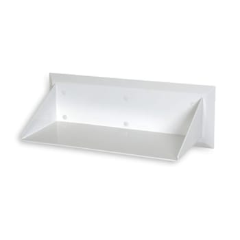 Image for Bestcare Whitehall Ligature-Resistant Book Shelf, Front Mount, White from HD Supply