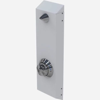 Bestcare Whitehall Ligature-Resistant Surface Wall Shwr, Cnicl Shwrhead