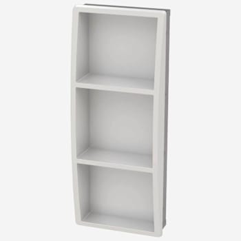 Bestcare Whitehall Ligature-Resistant Recessed Shelf, Corterra Surface, 15"X 38"