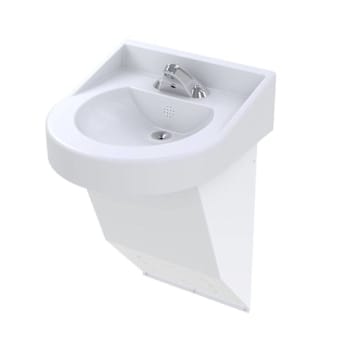 Image for Bestcare Whitehall Ligature-Resistant ADA Basin Corterra Ss White Sensor Bttry from HD Supply