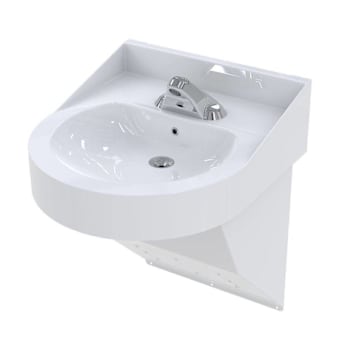 Image for Bestcare Whitehall Ligature-Resistant ADA Basin S/S White Sensor 110v-Bat Faucet from HD Supply