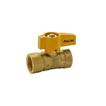 Image for Proline Brass 1/2-In FIP X 1/2-In FIP Gas Valve from HD Supply
