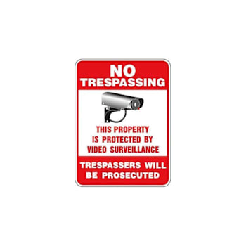 Hy-Ko No Trespassing 12 X 18" Reflective