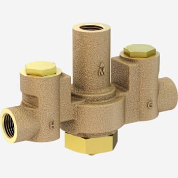 Acorn Controls Mgi Controls Thermostatic Mixing Valve, 150 Gpm, Lead Free, Brass