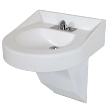 Image for Bestcare Whitehall Ligature-Resistant ADA Basin, Corterra Ss, White, S/T Faucet from HD Supply