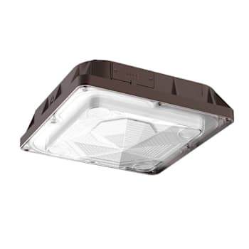 FEIT Electric 10" X 10" LED Canopy Light, 4000 Lm, 44 Watt, Bronze, Package Of 2