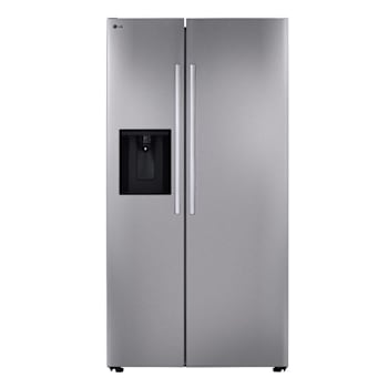 LG 27 cu. ft. Side-By-Side Depth Slim In Door Ice Water Dispenser In Printproof