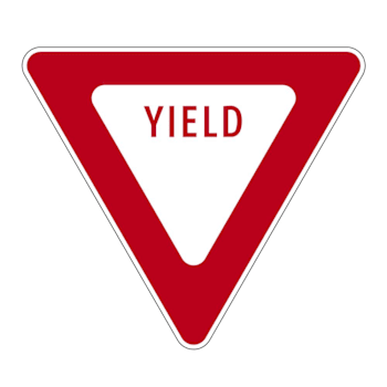 Image for Hy-Ko Yield Sign 30x30" Reflective Aluminum from HD Supply