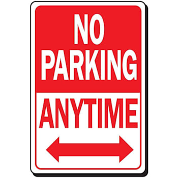 Image for Hy-Ko Sign Aluminum 12x18 No Parking Fire Lane from HD Supply