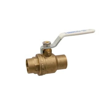 Image for Nibco Sfp600a-Lf 1-1/4 Solder Full Port Ball Valve from HD Supply