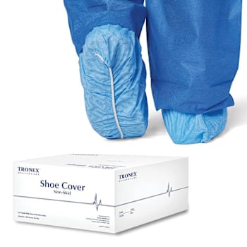 Tronex Shoe Covers Heavyweight Spunbound Fluid-Resistant Xlarge Case Of 300