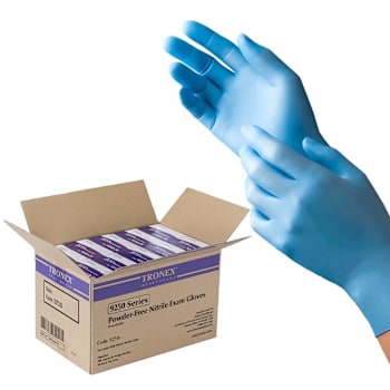 Tronex Nitrile Powder Free Examination Gloves Medium Case Of 1000
