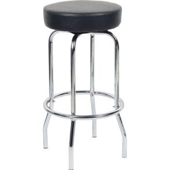 Image for Boss Office Products Boss 29" Chrome Black Stool from HD Supply