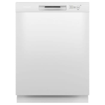 Hotpoint 24 in. Front Control SmartHQ Built-In Tall Plastic Tub Dishwasher with Active Flood Protect, 60 dBA, White