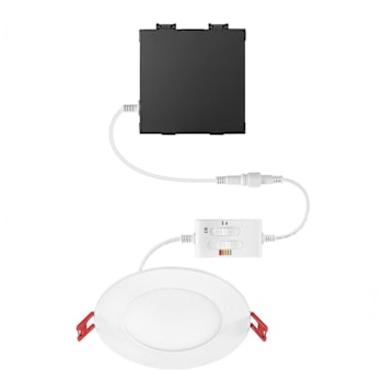 Globe Electric Elite Series 4" LED DuoBright Recessed Light, Adjustable CCT