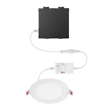 Globe Electric Elite Series 6" LED DuoBright Recessed Light, Adjustable CCT