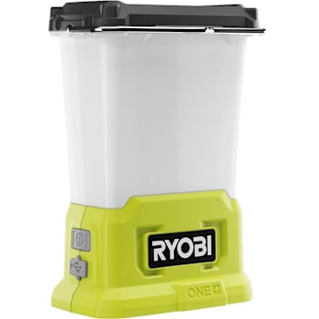 Ryobi One+ LED Area Light With 2A USB Charging Port, Cordless, 18 Volt