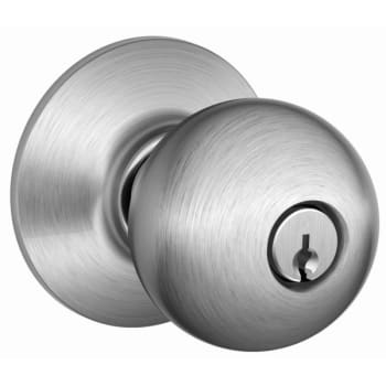 Image for Schlage® F Series Knob Set 626, Non-Handed, Satin Chrome Finish from HD Supply