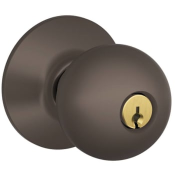Image for Schlage® F Series Entrance Orbit Knob (Satin Bronze) from HD Supply