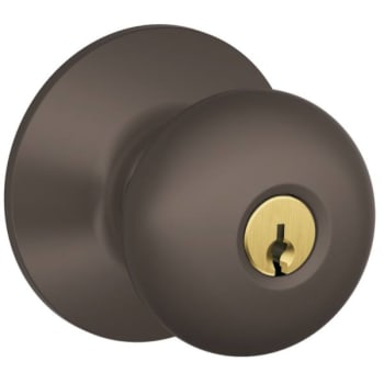 Image for Schlage® F Series Entrance Plymouth Knob (Satin Bronze) from HD Supply