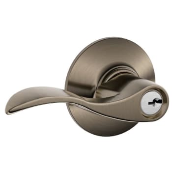 Image for Schlage® F Series Leverset 620, Non-Handed, Satin Nickel Plated Blackened Finish from HD Supply