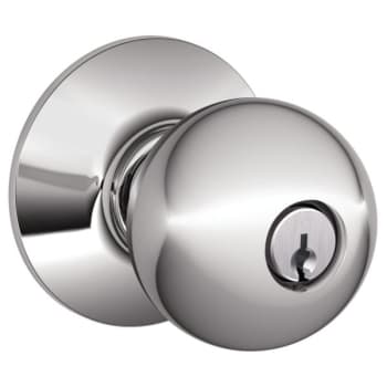 Image for Schlage® F Series Knob Set 625, Non-Handed, Bright Chrome Finish from HD Supply