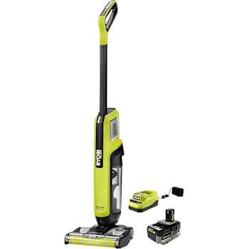 Ryobi One+ Hp 18V Cordless High-Capacity Stick Vac Kit W/ 4.0 Ah Battery/Charger