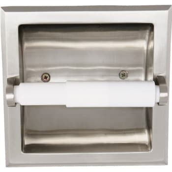 Image for Design House Millbridge Satin Nickel Recessed Toilet Paper Holder from HD Supply