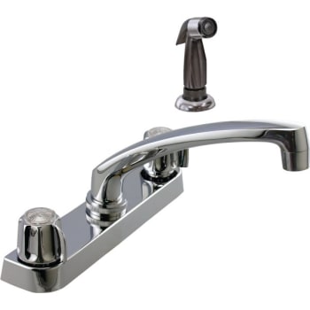 Image for Howard Berger Kitchen Faucet Chrome Two Handle With Spray from HD Supply