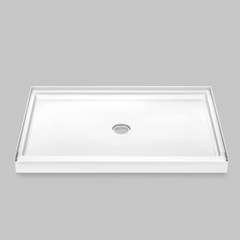 E.L. MUSTEE DURABASE-LP® 34" x 48" Rectangular Shower Low Profile Floor - White