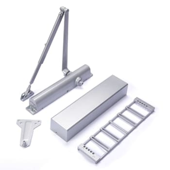 Universal Hardware All-In-One Aluminum Commercial Door Closer With Flex Plate