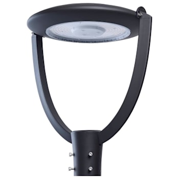 Satco LED Adjustable Post Top With Photocell, 3 CCT, 100/125/150 Watt, Bronze