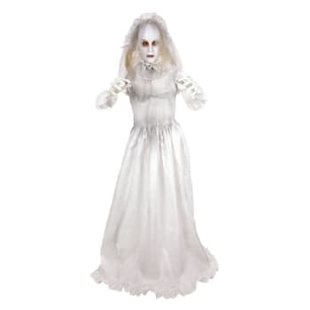 Haunted Hill Farm 5.5' Standing Double Face Bride Animatronic
