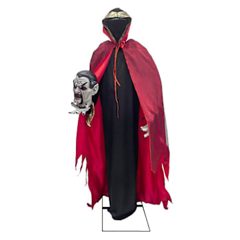 Haunted Hill Farm 5'11" Decapitated Vampire Holding Head Animatronic