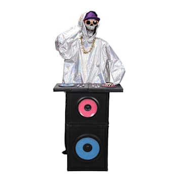 Haunted Hill Farm 5.5' Dj Skeleton Animatronic