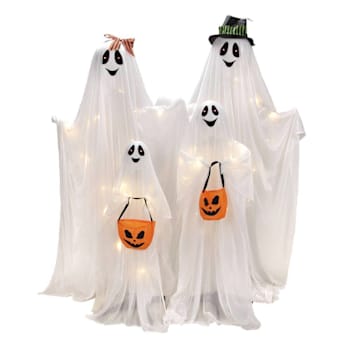 Haunted Hill Farm 5'3" Lighted Up Ghost Family Animatronic
