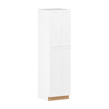 Hampton Bay Designer Series Melvern 24" W x 24" D x 90" H Assembled Shaker Pantry Cabinet, White