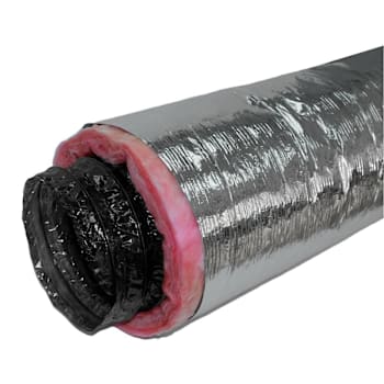 GLV INTERNATIONAL USA 10"X25 ft INSULATED FLEXIBLE DUCT R-6 BAG