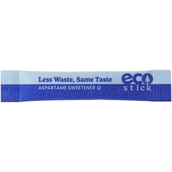 Café Delight Ecostick Blue Asparatame Zero Calorie Sweetener Stick Case Of 2000
